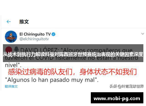 从战术到执行力解读科曼对阵西班牙世预赛统治表现的关键因素深度